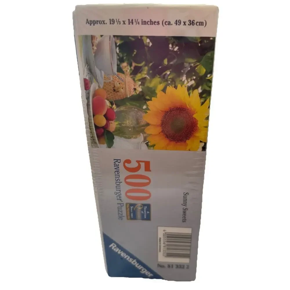 Ravensburger Jigsaw Puzzle 500 Pc Sunny Sweets Sunflower Honey Fruit #813322